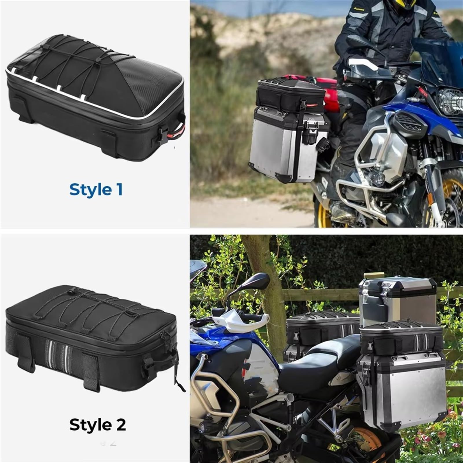 Moto Borsa Posteriore Per BMW R 1200GS LC R1250GS Per Adventure Per ADV F750GS F850GS Bauletto Borse laterali Valigie Borse per bagagli(2 general side bag)