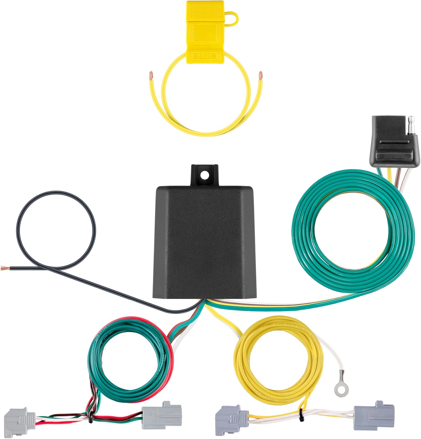 CURT 56536 Vehicle-Side Custom 4-Pin Trailer Wiring Harness, Fits Select Toyota Crown