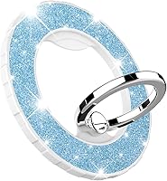 Vista 17 de Soporte magnético de anillo de teléfono para MagSafe, [rotación flexible de 360°], soporte de agarre magnético para anillo de dedo, apto para iPhone