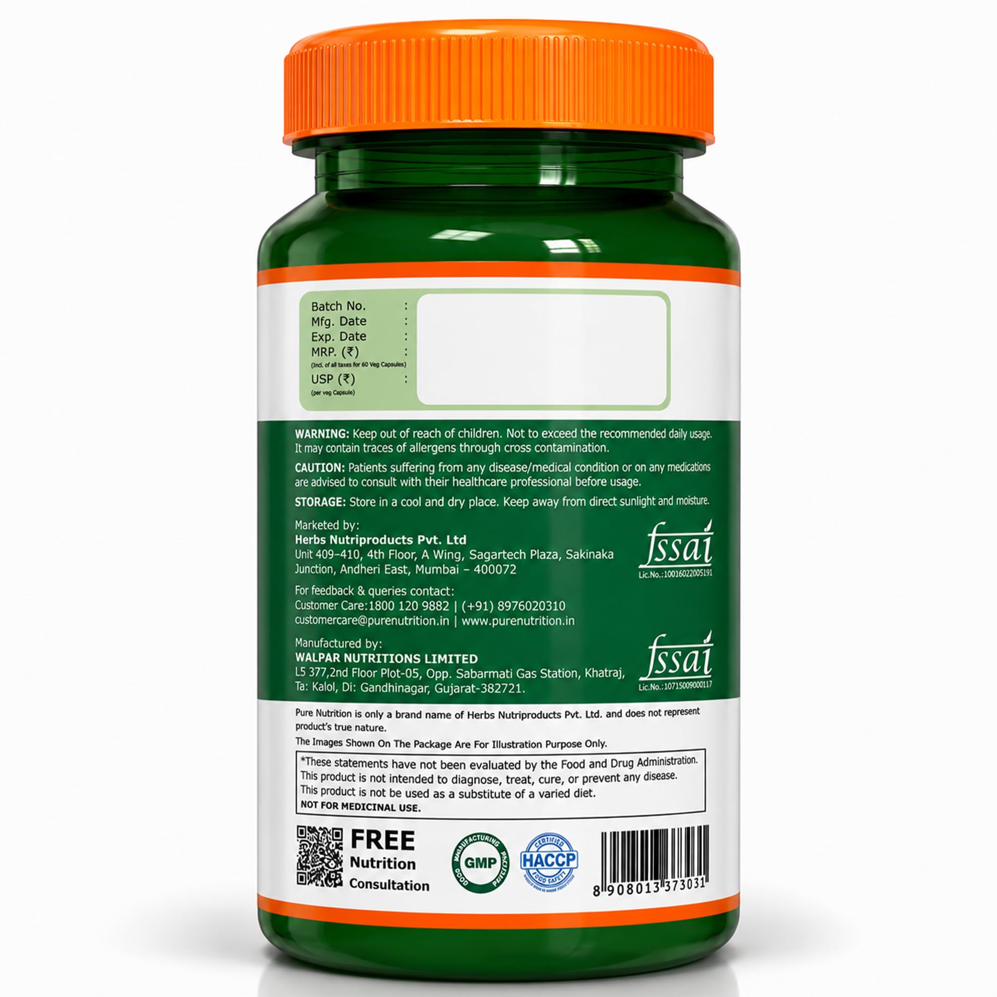 Pure Nutrition Progut Probiotics Supplement 50 Billion CFU | Gut Health Supplements with Probiotic | Gut Cleanse with Prebiotics and Probiotics | Supports Digestive Health | Relief from Gas & Bloating – 60 Capsules — Amazon image 9