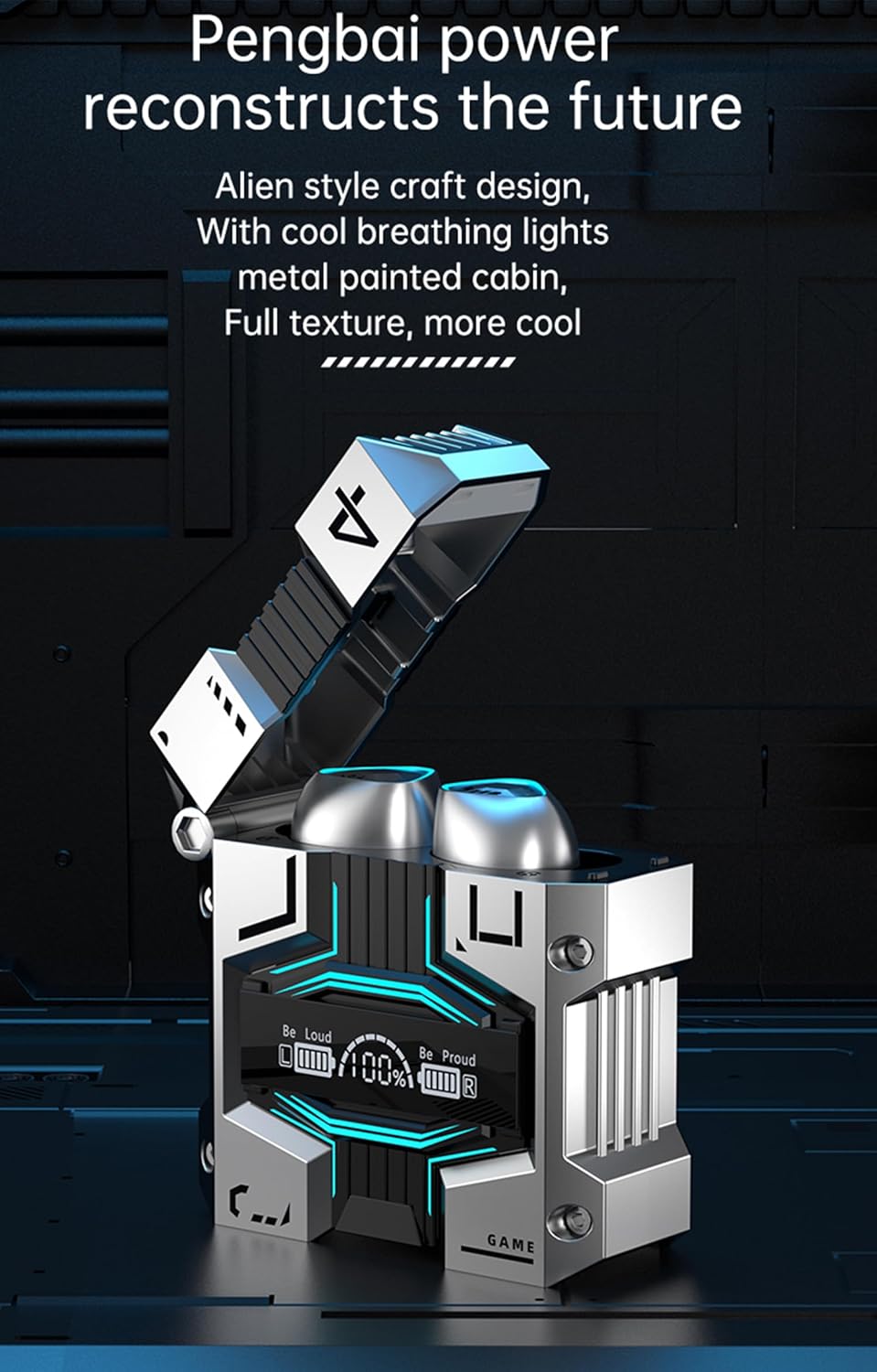 True Wireless Earbuds, 2024 Bluetooth Headphones 5.3 Earbuds, Waterproof Touch Control Ear Buds in-Ear Built-in Mic, with LED Power Display, IP7 Waterproof Earphones Sport Headset - Model 37