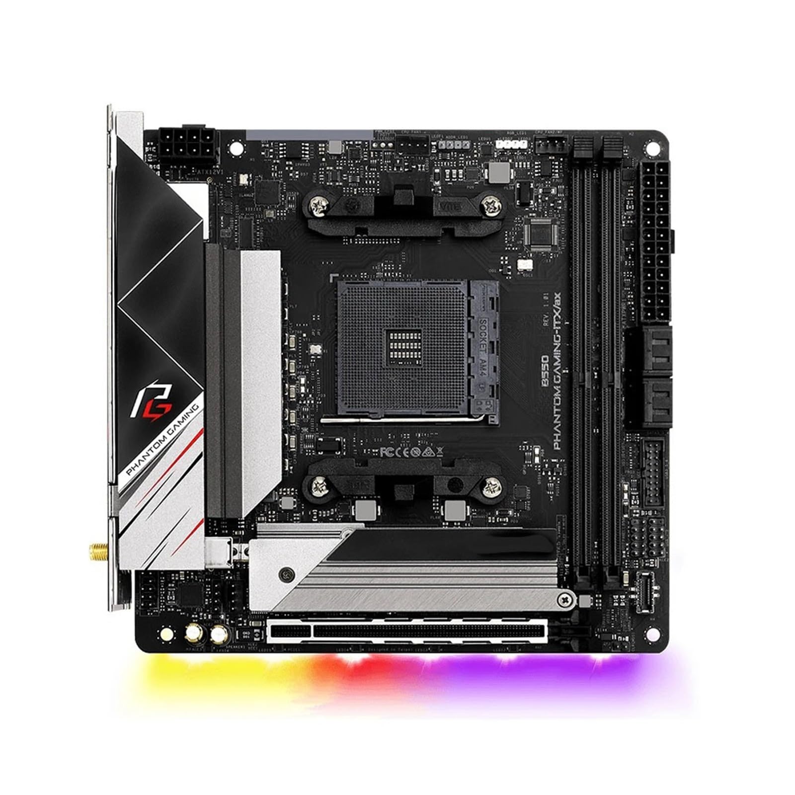 Placa Madre Fit For ASRock B550 Phantom Gaming-ITX/AX