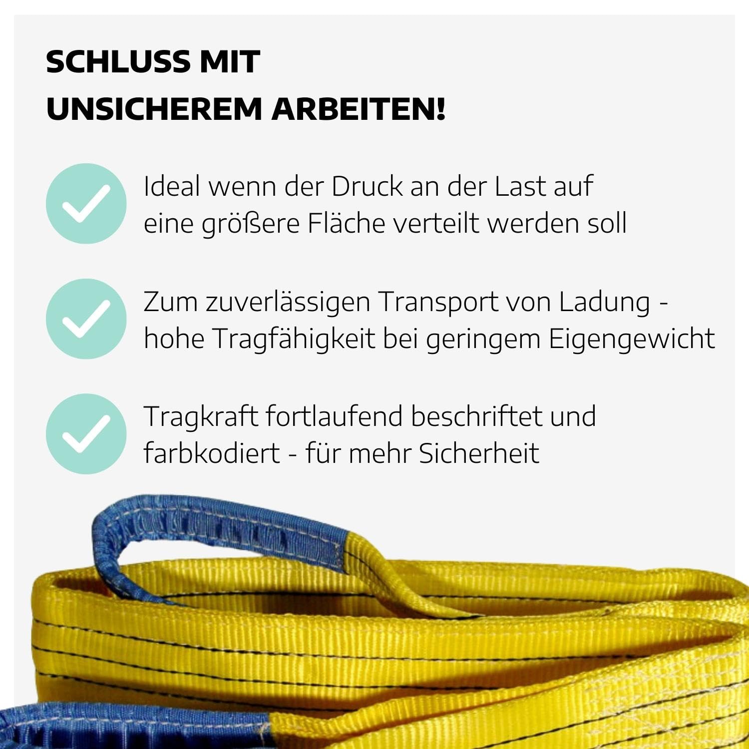 Hebeband mit Schlaufen 3-3 I 2 Stück