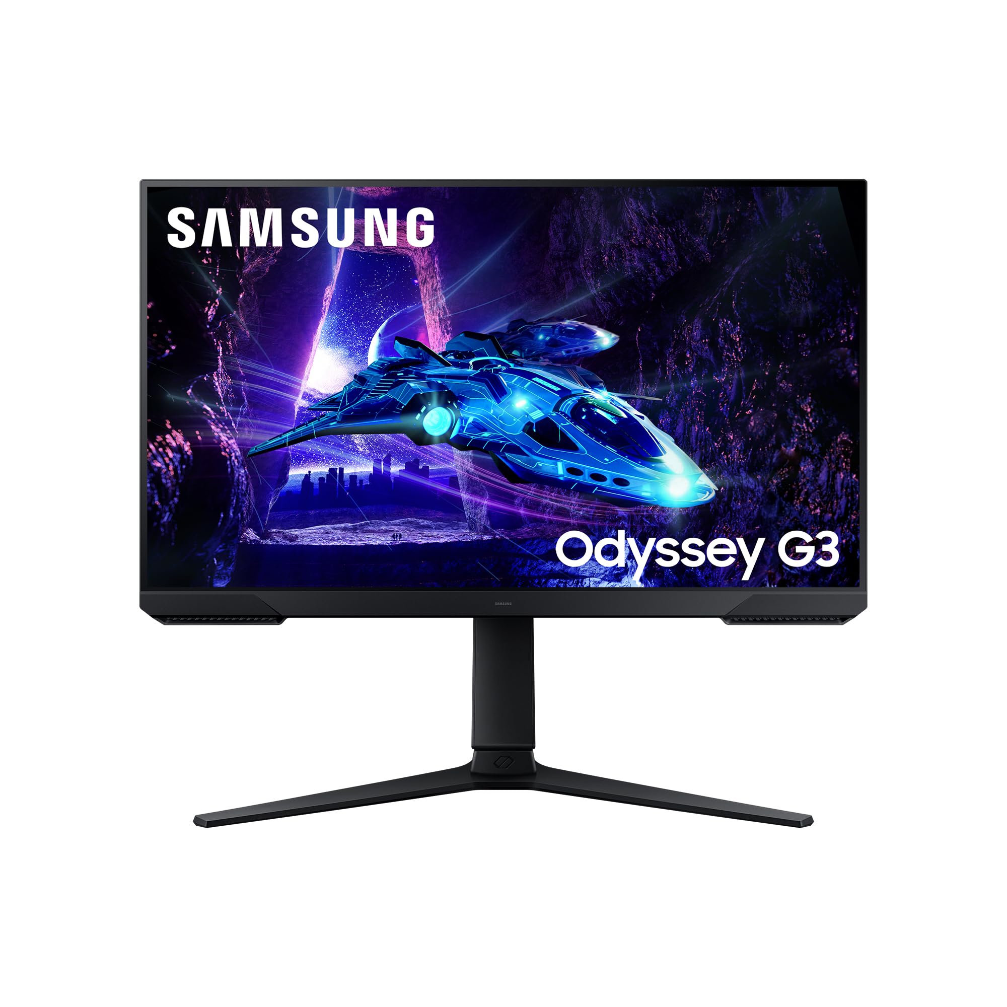 Samsung Écran PC Gaming Odyssey G30D 24'', 180Hz, 1ms, VA, Full HD (1920x1080), 3000:1, Ajustable en hauteur, pivotable, orientable, inclinable, LS24DG302EUXEN