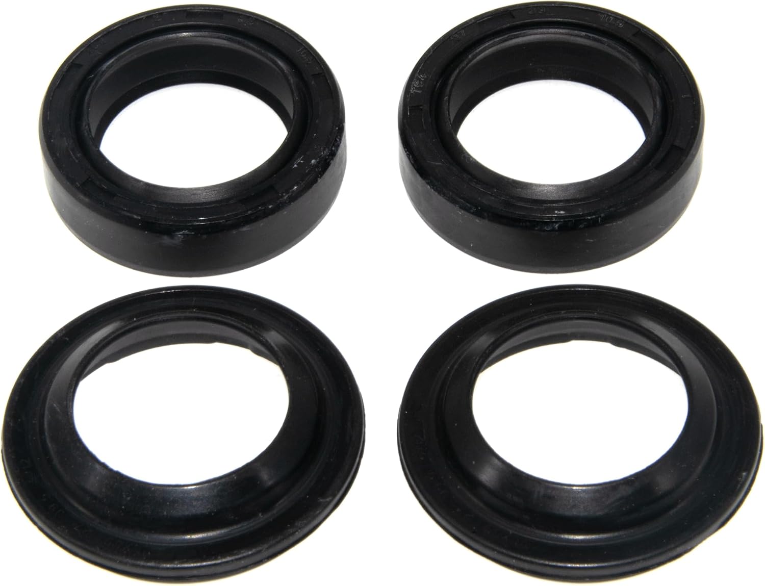 Motorcycle Front Fork Anti-Dust Seal Compatible with Yamaha YSR50 RX50 RM80 RV90 LT3 LT2 27X39X10.5 MM Part Replacement