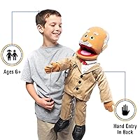 Vista 1 de 25" Pops, abuelo hispano, cuerpo completo, marioneta estilo ventrílocuo