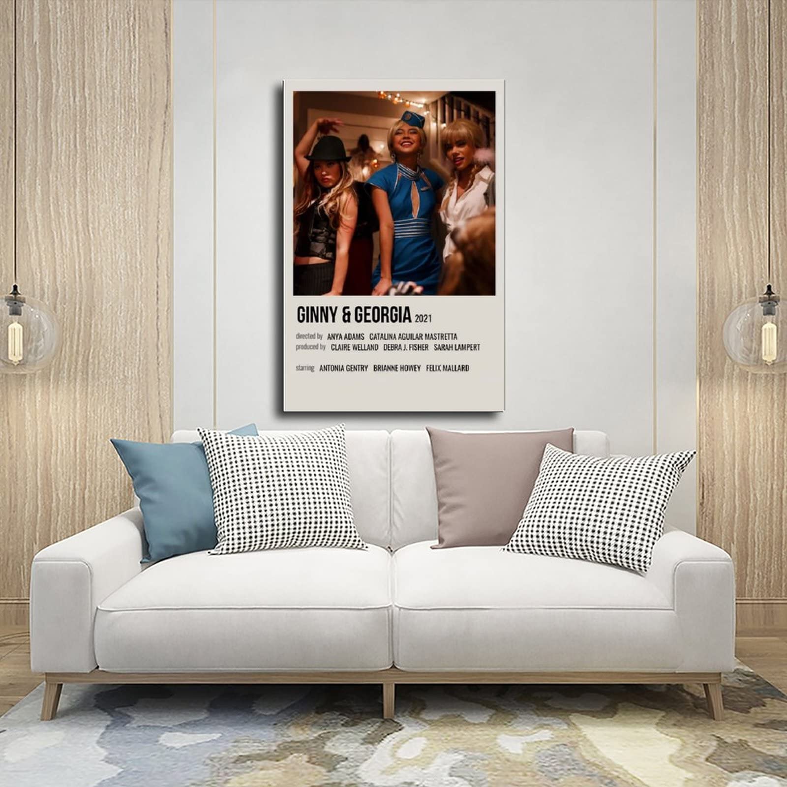 Poster Ginny Et Georgia - Déco Murale Toile Vintage 30x45 Cm Pour Chambre Ou Salon