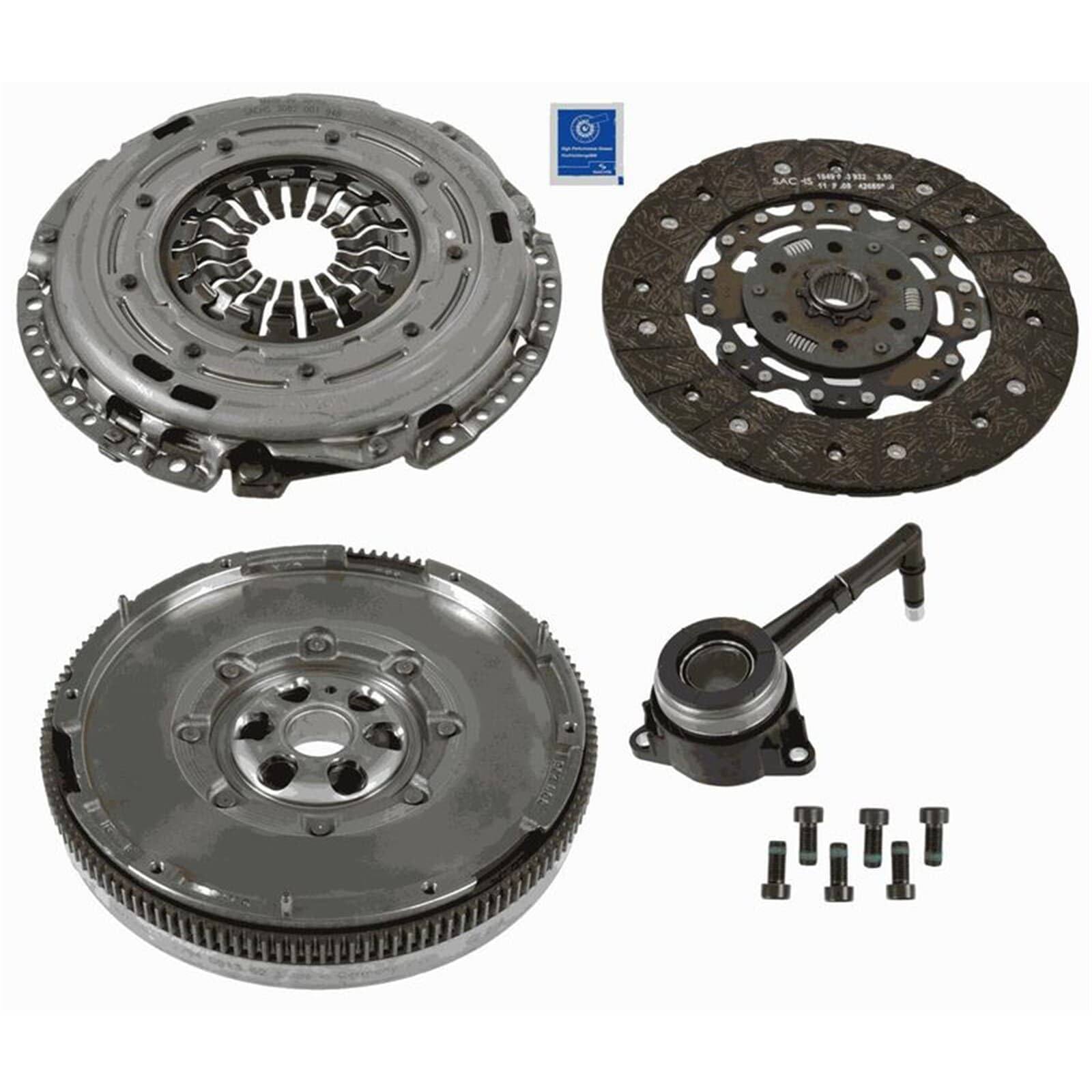 SACHS Kupplungssatz ZMS Modul XTend Mit CSC 2290 601 141 Kompatibel mit Volkswagen Golf Plus V 2004-2013