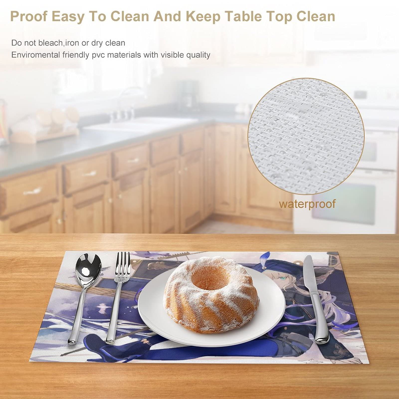 Amazon｜ランチョンマット Fate FGO/フェイト 1 PCS 45*30cm テーブル