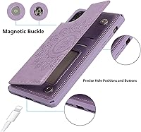 Vista 215 de Cavor for iPhone 11 Wallet Case with Card Slots Holder,Premium PU Leather Kickstand Feature Case [Wrist Strap] Double Magnetic Clasp Shockproof Flip