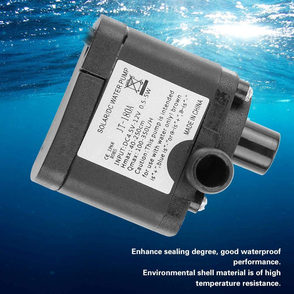 Bürstenlose Mini-DC-Wasserpumpe, Jt-180-Pumpe, L25-204y Bürstenlose Wasserpumpe JT-180A-12 Mini