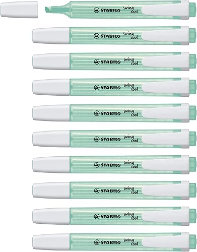 STABILO Resaltador swing cool - Pack de 10 - Turquesa