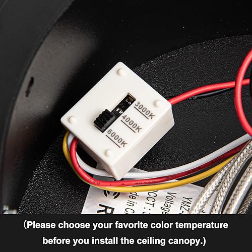 Miniatura 4 de MADEM Candelabro LED moderno, 39.4 pulgadas, luz lineal negra, luz colgante de mesa de billar, lámpara colgante regulable 3CCT para comedor, cocina,