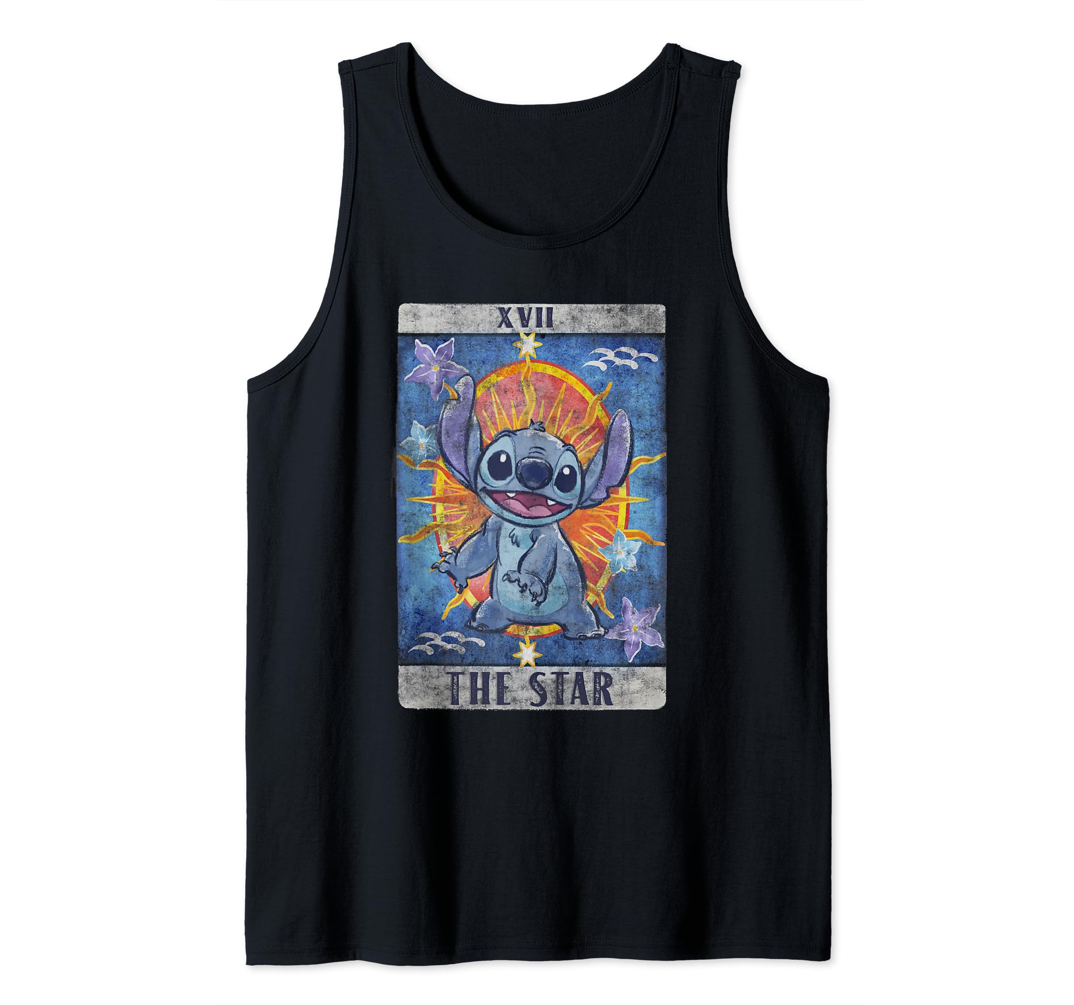 Disney Lilo & Stitch Tarot Card The Star Tank Top