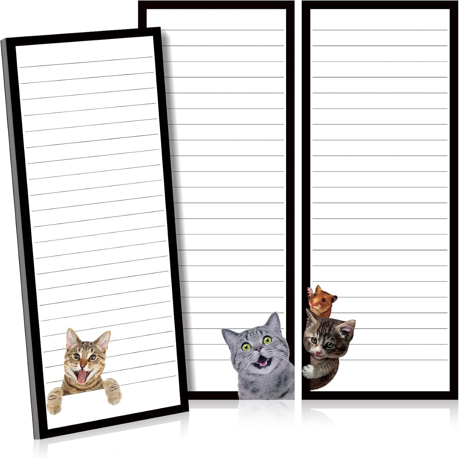 bvya 3 Full Back Magnetic Fridge Notepads-Large Notepads...
