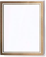 Vista 1 de PaperDirect Papel metálico dorado brillante de locura invitando a eventos especiales, papel de papel, papel de borde, membrete de 8.5 x 11, 100