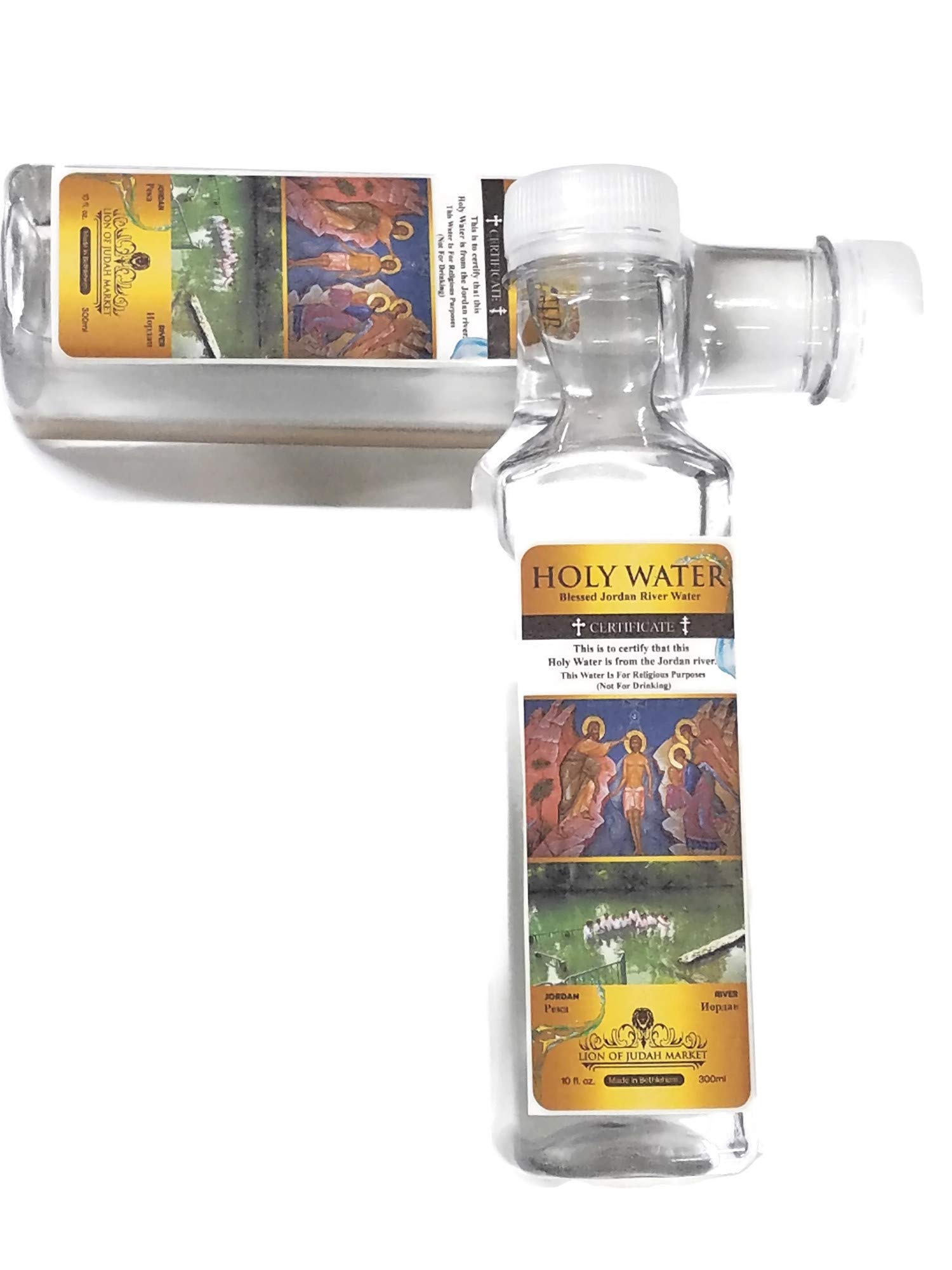 LION OF JUDAH MARKET Holy Water from Jordan River 300ml Jerusalem