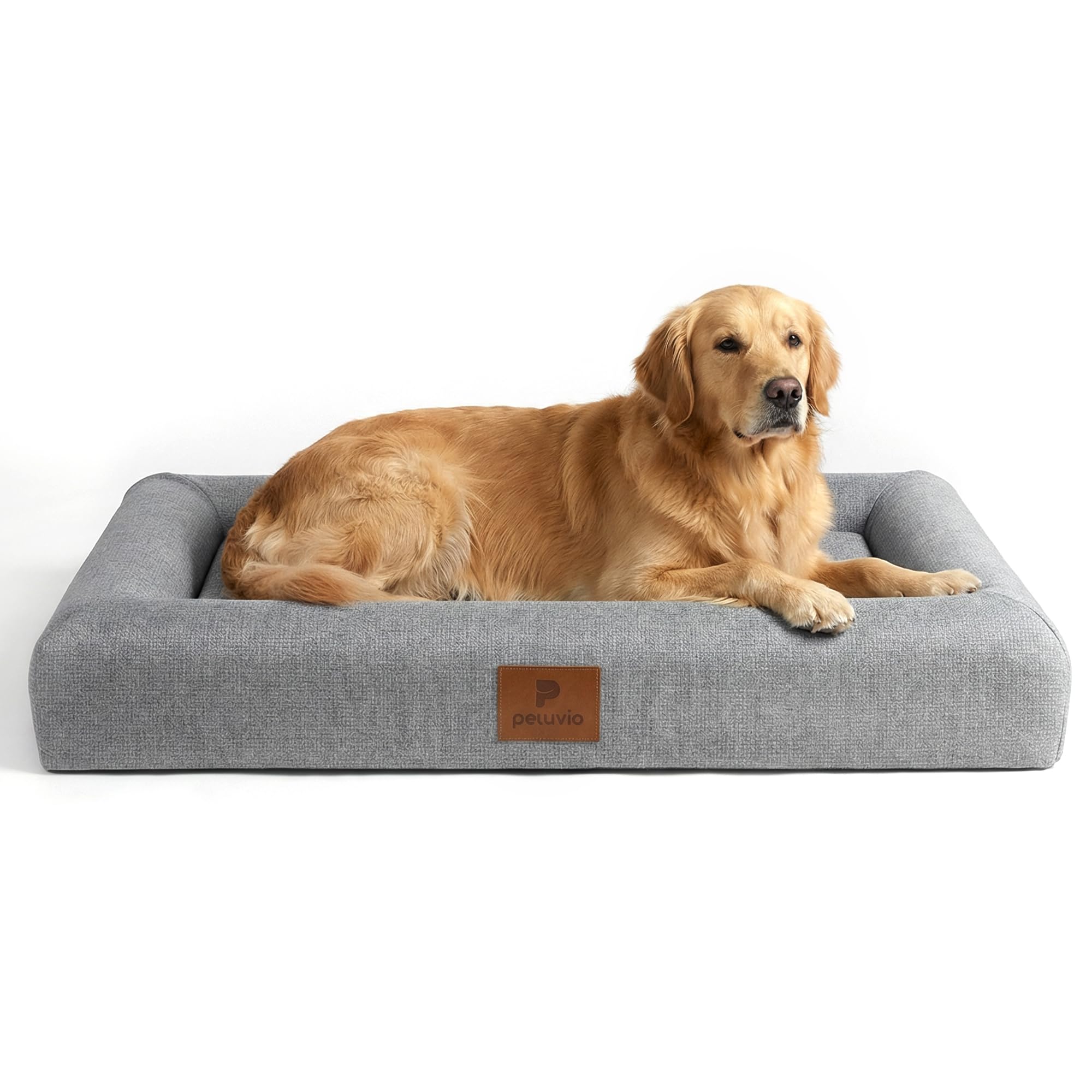 Kibi Cuscino per Cani con Memory Foam da 2 cm | Cuccia Piatta da Interno, Base in Schiuma T18, Sfoderabile e Lavabile a 30°C, Fondo Antiscivolo, 120 x 80 x 15 cm