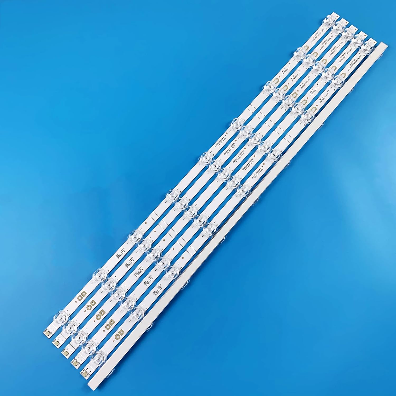 PANMILED 6 Pieces LED Backlight Strips for 65'' TV SVH650AH8 65R6E3 65H78G 65R6090G 65R6090G5 65H6570G HD650X1U71-TO JL.D65091330-003AS-M_V02