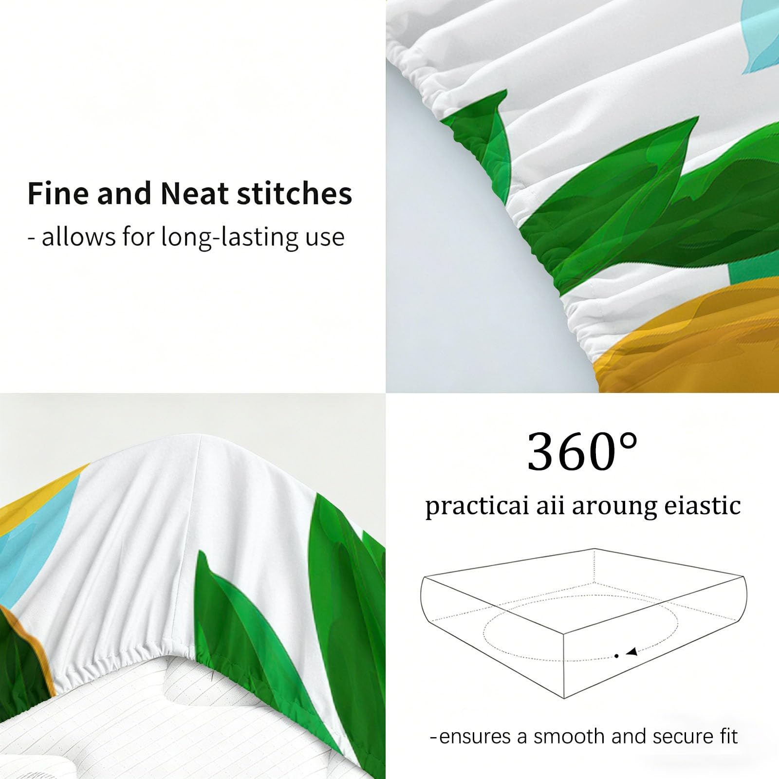 Drap Housse 160 x 200 cm Microfibre Brossée, Poche 30cm, Blanc