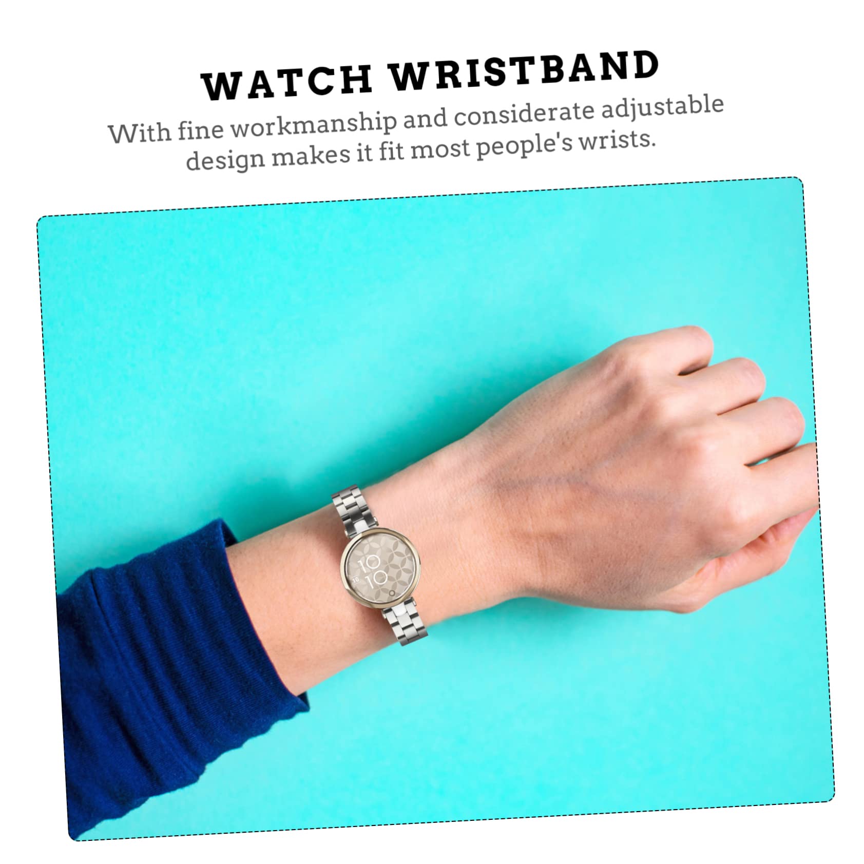3pièces Bracelet Inoxydable Pour Montre Connectée Élégant Et Confortable Pour Sport Occasions Professionnelles