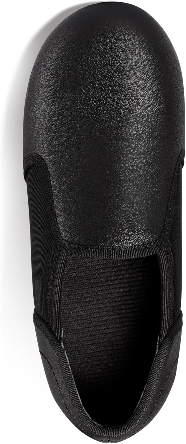 DWBH Unisex Tap Shoes PU Leather Slip On Dance Shoes for Girls and Boys (Toddler/Little Kid/Big Kid) - Image 4