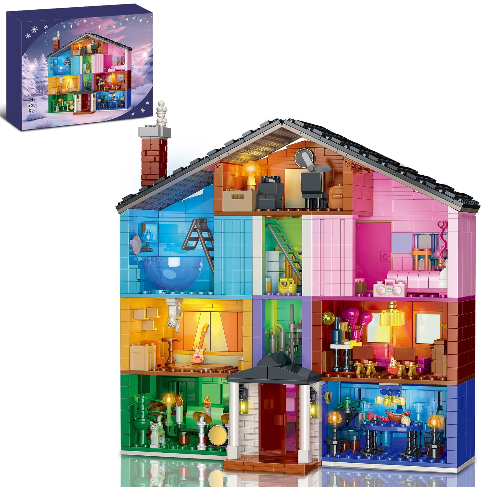 PNNP Star Haus Bauspielzeug für Erwachsene