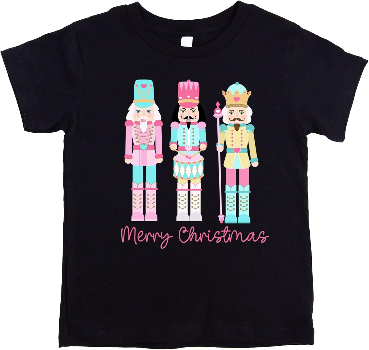 Pastel Nutcracker Shirt for Adult and Kids Cute Girly Christmas Tee for Christmas Season