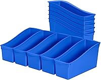 Vista 19 de ECR4Kids Linking - Papelera para libros, almacenamiento entrelazado, surtido, 10 piezas