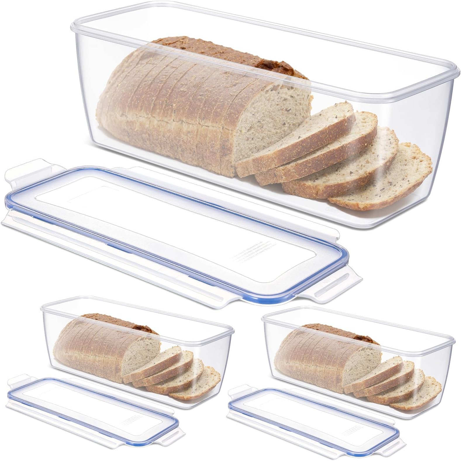 HomeX Airtight Burger Bun Storage Container Keeps Your