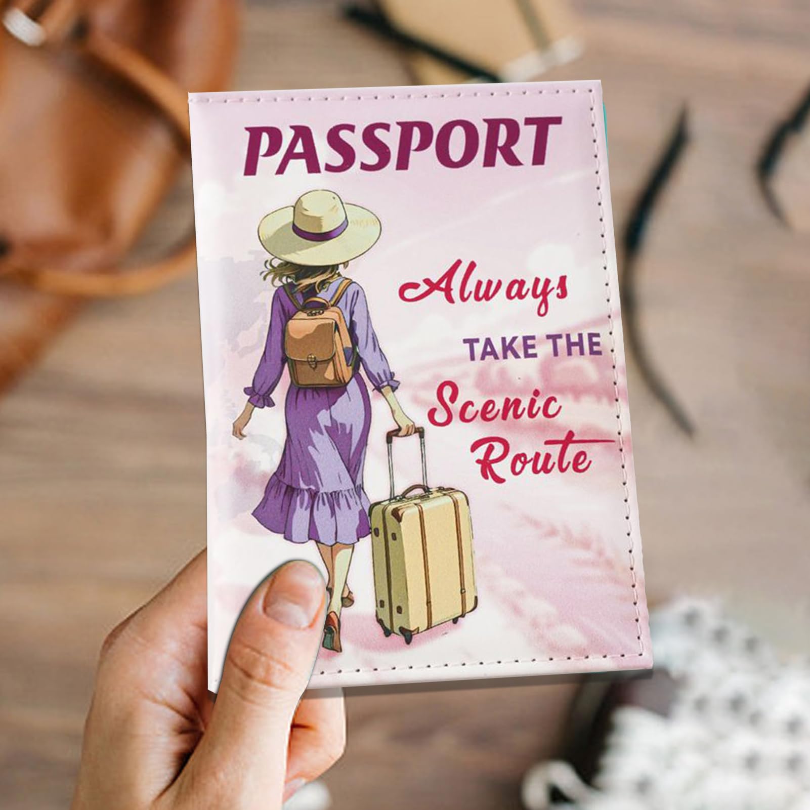 Portafoglio Passaporto per Viaggi Portacarte da Viaggio | Borsa Portamonete Resistente all'Acqua per Famiglie Coppie Uomini e Bambini