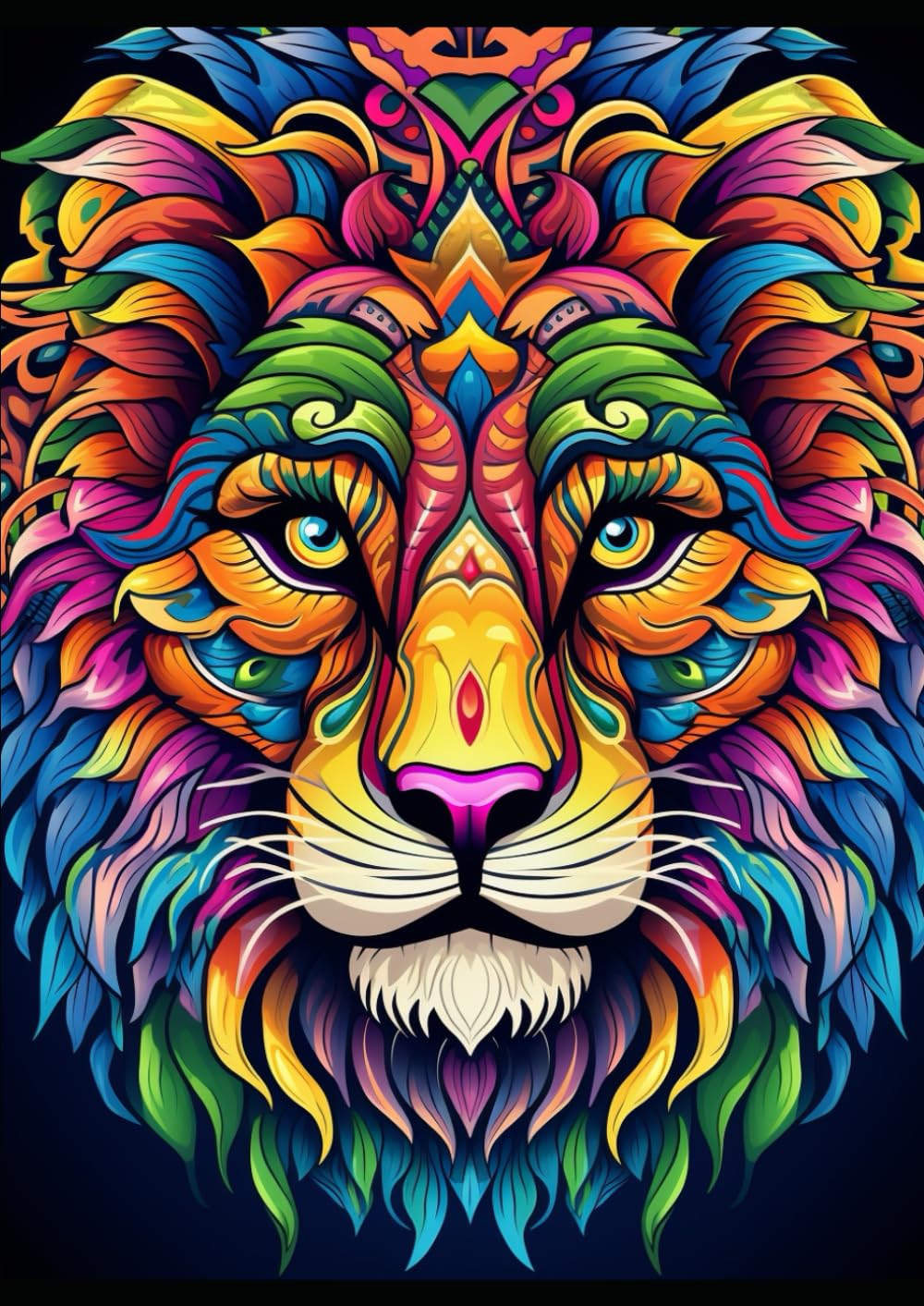 Animal Mandala Coloring Book for Adults