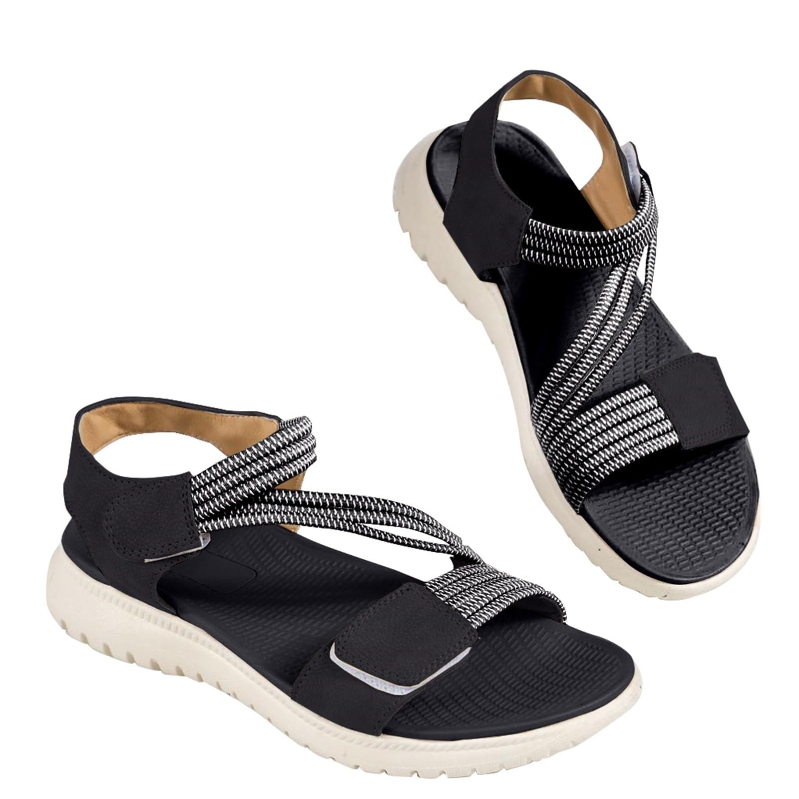 Genérico Sandalias Mujer Verano Zapatos Comodas Deportivas Barefoot Zapatillas Trekking Sapatos Planas Calzado Ergonómicas Sneakers Horma Ancha Sapatilhas Amortiguación Shoes