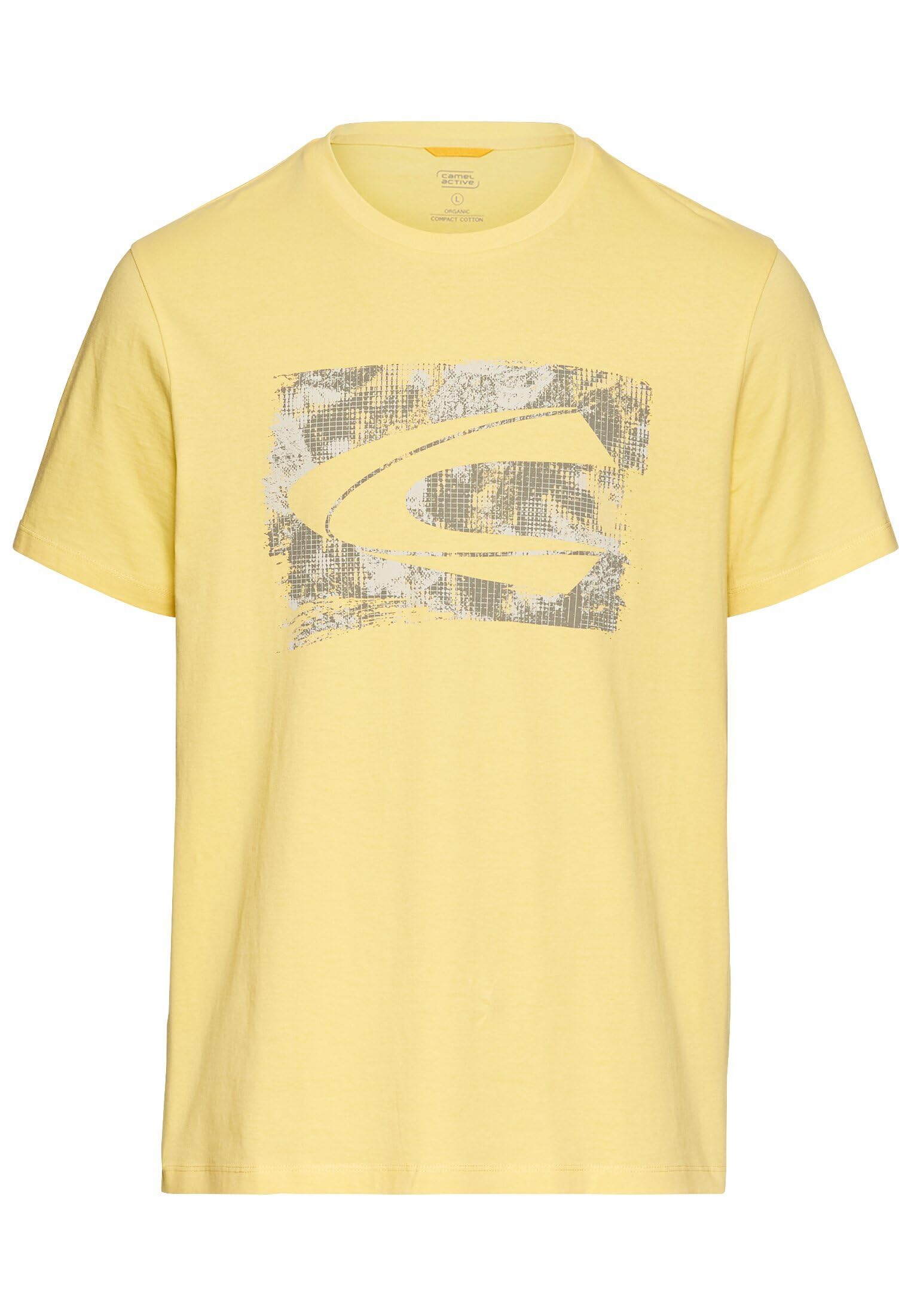 camel active Men's T-Shirt, Yellow, S