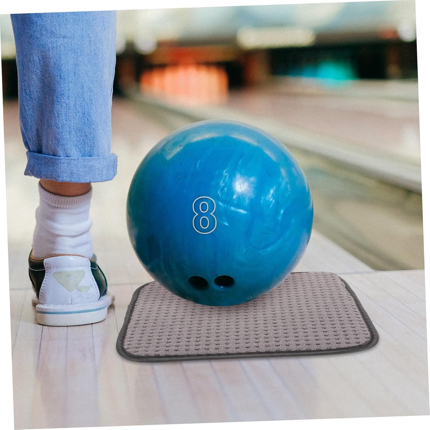 POPETPOP Cleaning Pad Cleaning Cloth Bowls Polish Cleaning Balls Towel Hair Bowling Micro Fiber Towels Polishing