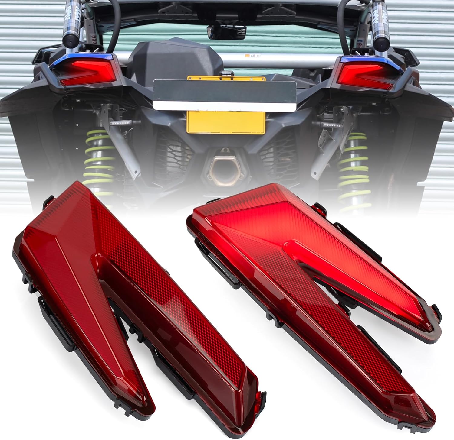 LED Tail Light For Can Am X3 Lights Rear Brake Stop Taillights Can-Am Maverick X3 Max XDS XRS X DS RS RC MR Turbo R RR 2017-2025 Signal Lights Replace #710004744 (Red)