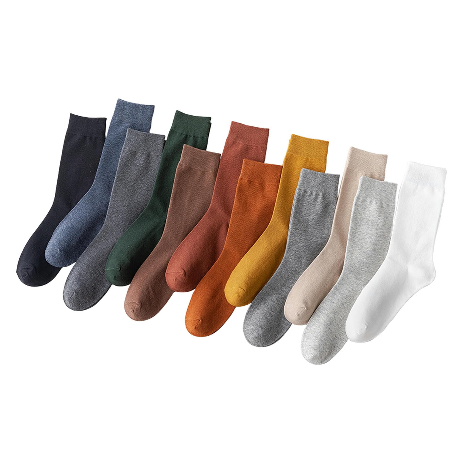 MdybF Calcetines Hombre Calcetines Comerciales De Color Sólido Masculino Calcetines De Algodón Puro Desodorante