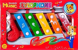 لعبة إكسليفون للأطفال من Next Store – آلة موسيقية تعليمية بألوان زاهية، مثالية لتنمية المهارات الحركية والحس الموسيقي للأطفال من الجنسين