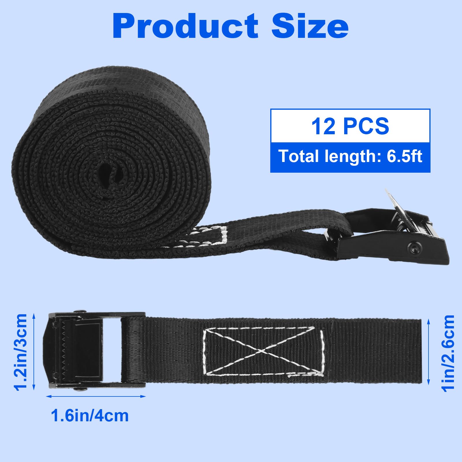 12PCS Adjustable Lashing Strap 1