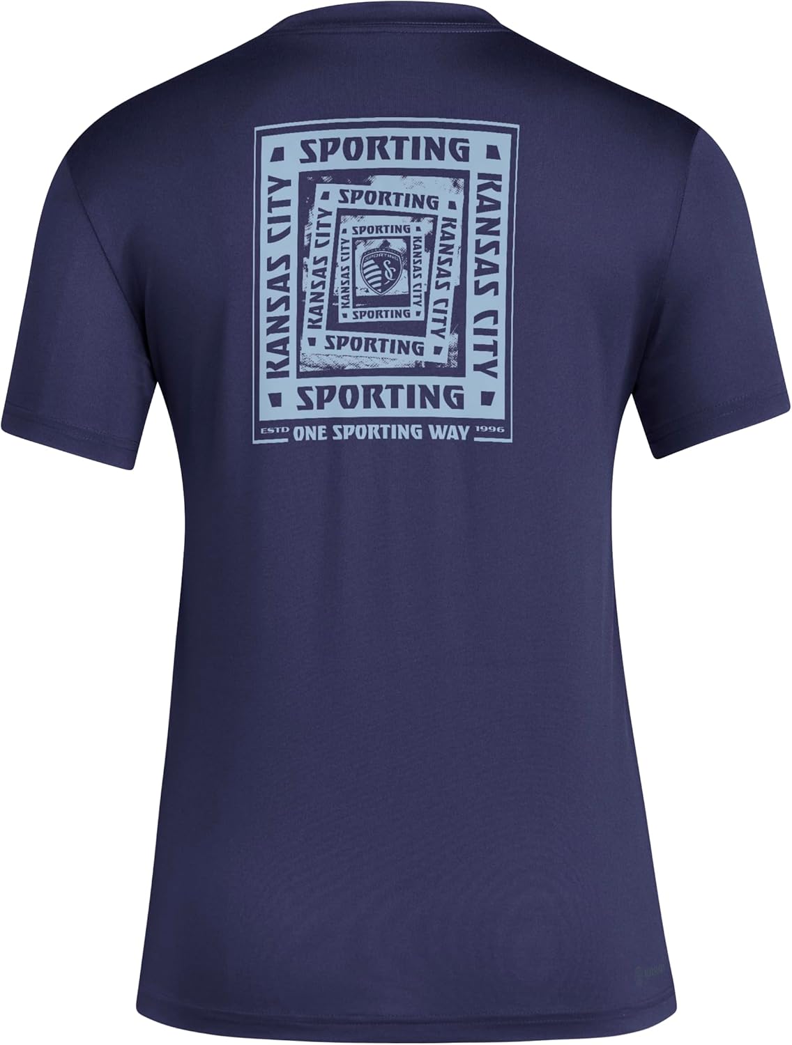 adidas Women's Sporting Kansas City Local Warp Pre-Game Short Sleeve T-Shirt