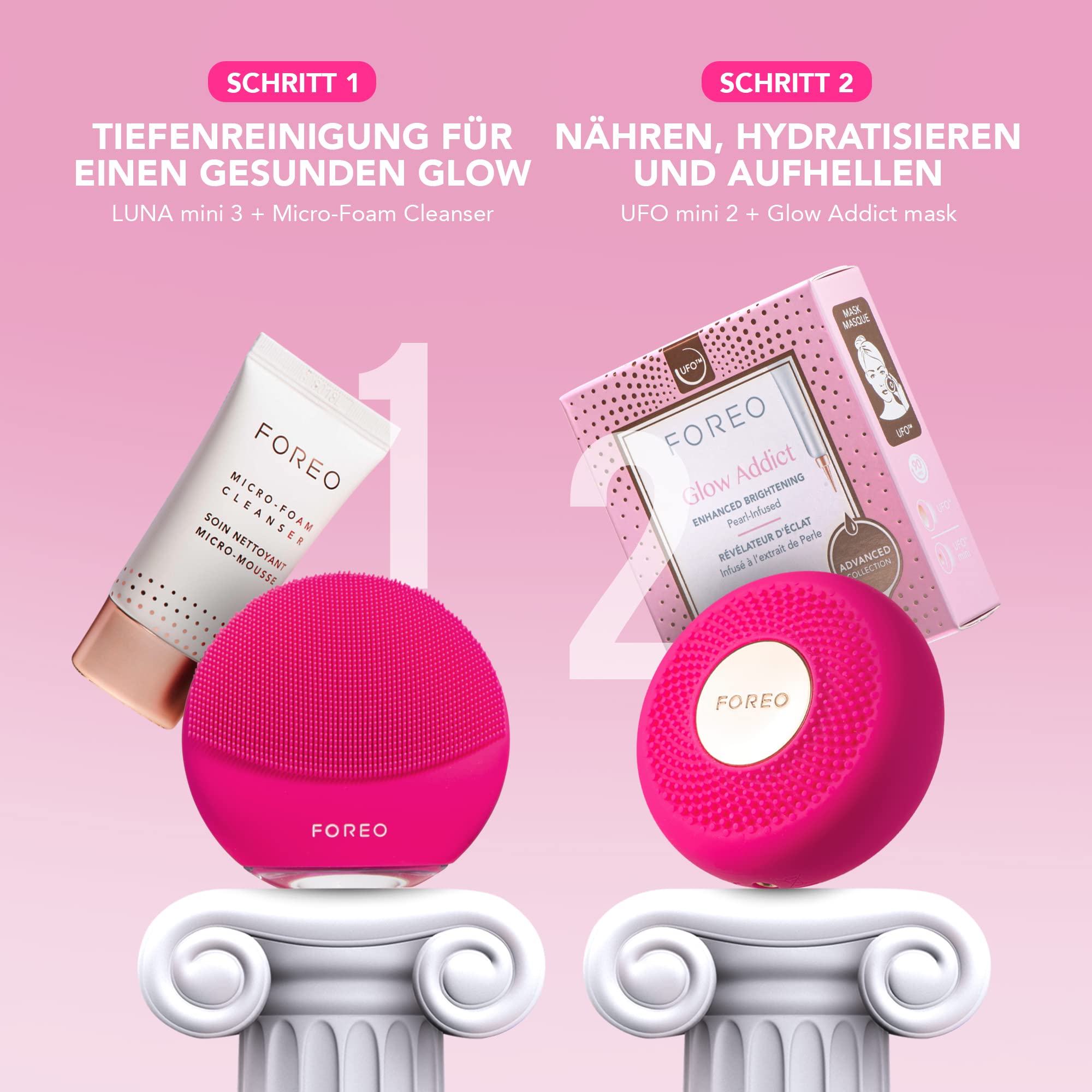 FOREO Skin Supremes LUNA mini 3 & UFO mini 2 | Gesichtsbürste  