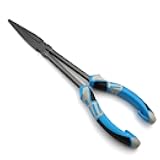 CRAZY SHARK Long Nose Fishing Pliers Hook Remover Tools 11 Inches (Blue)