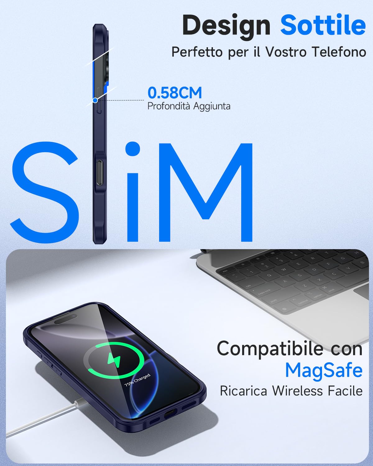 Pellicola In Vetro Temperato Encased MagglASS UHD Per IPhone 11 Pro Max / XS Max, Trasparente, Resistente 9H E Anti Graffio