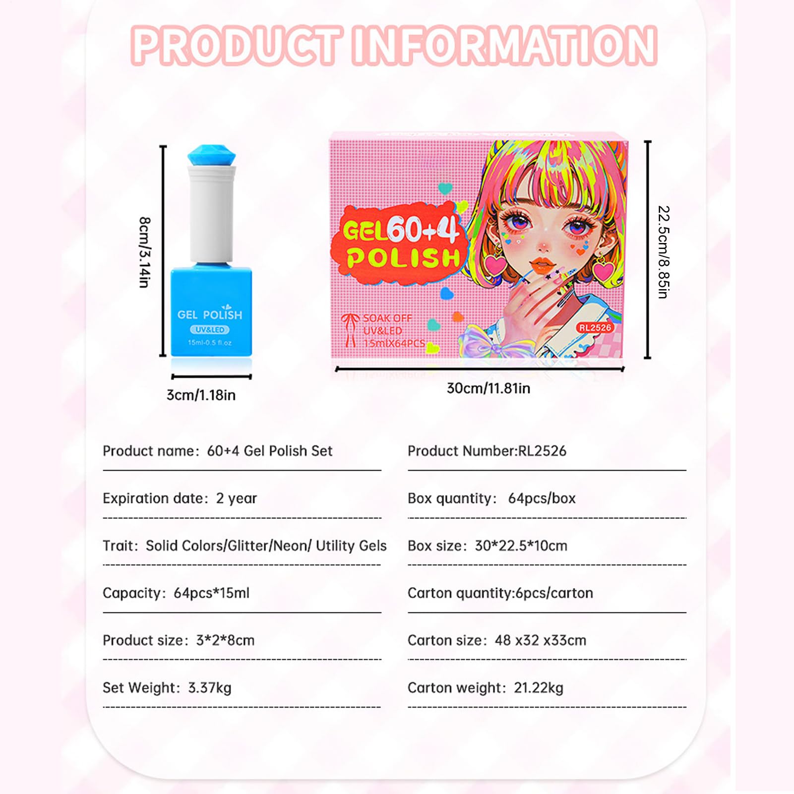 Gel Nagel Set 60 Farben Schnelltrocknend Langanhaltend Handpflege Werkzeug | Gel Lack Farben Für Feiertag Festival Salon Zuhause Reise Hochzeit Spa Pflege Party Sommer Täglicher