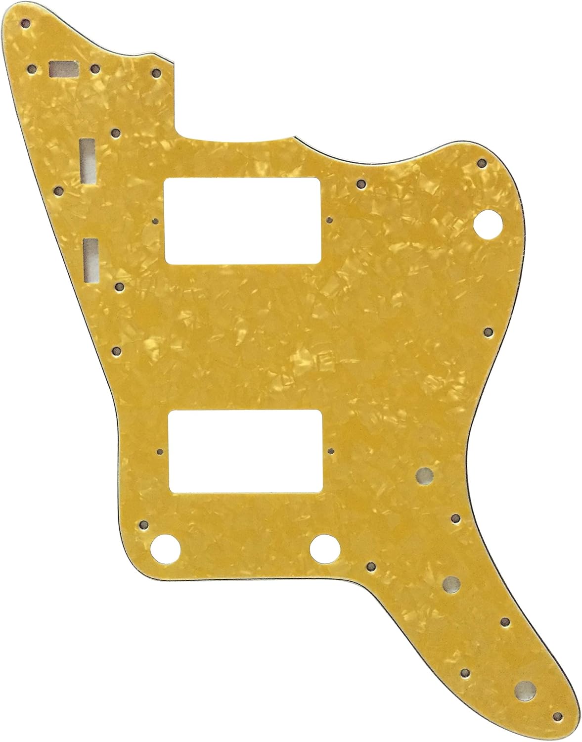 Custom Guitar Pickguard For Japan Jazzmaster PAF Style (4 Ply Gold Pearl)