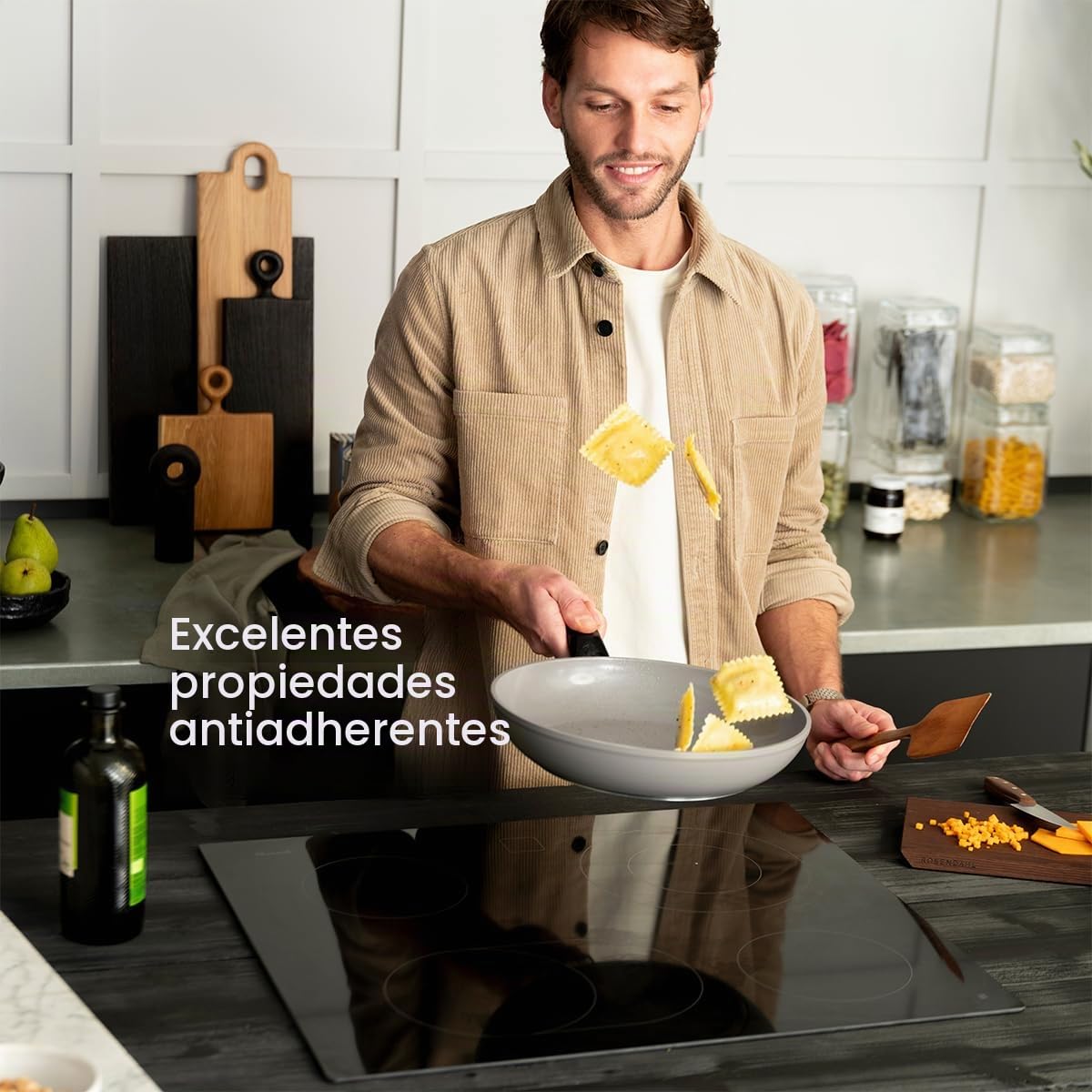 Fissler Ceratal Classic/Sartén de aluminio Made in Germany, con recubrimiento cerámico (Ø 20 cm) sartén antiadherente de cerámica – apta para inducción