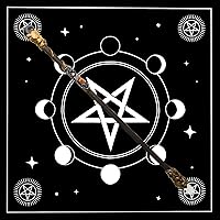 Vista 8 de Rich Boxer Varita mágica de cristal finamente hecha a mano de piedras preciosas para brujas y magos