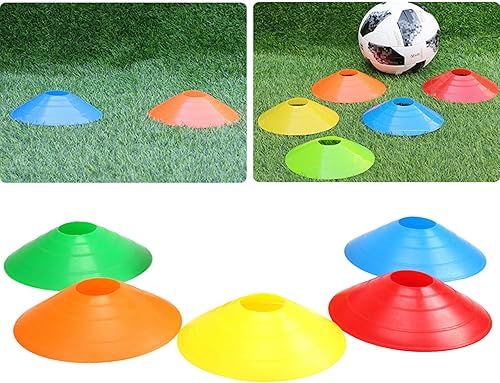 Miniatura 5 de Conos de disco, paquete de 100 conos redondos, equipo deportivo para entrenamiento de fitness, entrenamiento de agilidad, cono deportivo, mini conos