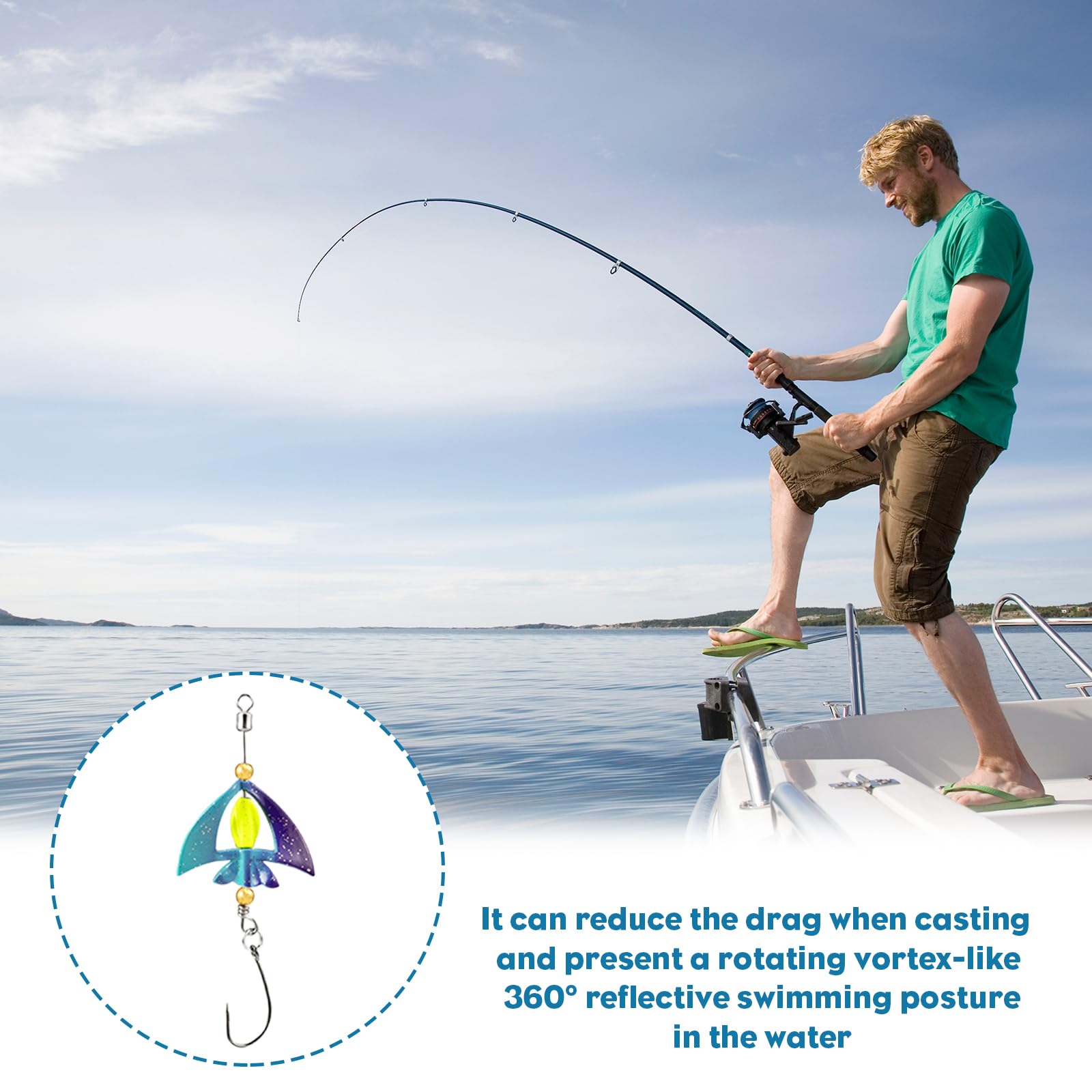 Libra Lures - Esca per trote, doppio spot, con luce UV, autoilluminante, 35 g, 5 cm, twister, trota, spot, set di esche di alta qualità