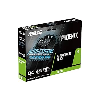 【美品】ASUS PHOENIX GeForce GTX1650 4GB 箱あり Amazon | ASUS (エイスース) Phoenix GeForce GTX 1650 OC